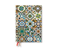 Paperblanks 2026 Porto Portuguese Tiles 12-Month Planner MIDI Day-At-A-Time Elastic Band 416 Pg 80 GSM