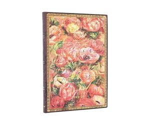Paperblanks | 2026 Renoir, Carta a Morisot (1892) | Colección Manuscritos Bellos | 18 Meses Flexis | Midi | Apaisado | Cierre con Banda Elástica | 224 Pg | 80 GSM