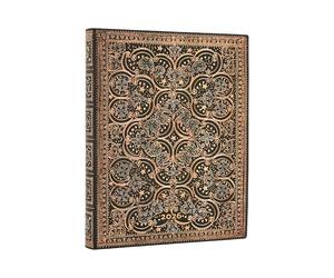 Paperblanks | 2026 Restauración | Encuadernación de la Reina | 12 Meses Flexis | Ultra | Diaria | Cierre con Banda Elástica | 432 Pg | 80 GSM