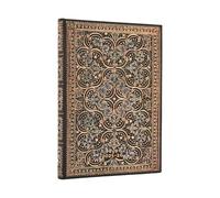 Paperblanks | 2026 Restauración | Encuadernación de la Reina | 18 Meses | Midi | Apaisado | Cierre con Banda Elástica | 208 Pg | 80 GSM