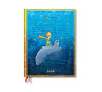 Paperblanks 2026 Saint-Exupéry, the Little Prince Embellished Manuscripts Collection 12-Month Planner Flexis Ultra Vertical Elastic Band 176 Pg 100 GSM