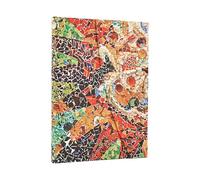 Paperblanks | 2026 Sol de Gaudí | Mosaicos de Gaudí | 13 Meses | Midi | Apaisado | Con Solapa | 160 Pg | 100 GSM