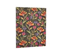 Paperblanks | 2026 Wildblumen | Verspielte Kreationen | 12-Calendario Monat Flexi | Ultra | Vertikal | Elastikband-Verschluss | 176 Pg | 100 GSM