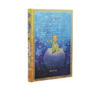 Paperblanks | 2027 Saint-Exupéry, El Principito | Colección Manuscritos Preciosos | 18 Meses | Midi | Horizontal | Cierre con Banda Elástica | 224 Pg | 80 GSM