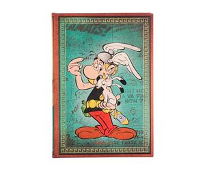 Paperblanks Agenda 13 Meses 2025, Astérix el Galo, Midi, Apaisado, Cierre con Banda Elástica