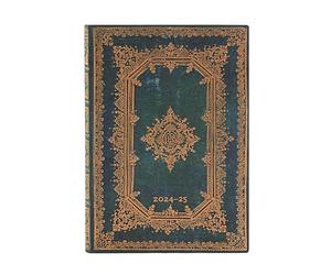 Paperblanks Agenda 13 Meses Flexis de Tapa Blanda 2025, Astra, Midi, Por Días, Cierre con Banda Elástica