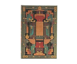 Paperblanks Agenda 18 Meses 2025, El Foso del León, Mini, Apaisado, Cierre con Banda Elástica