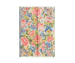 Paperblanks Agenda 18 Meses 2025, Jardín de los Perales, Mini, Apaisado, Con Solapa