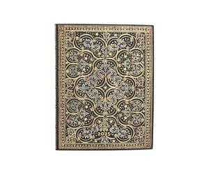 Paperblanks Agenda de 12 meses, tapa blanda, Flexi 2025, restauración, ultra, vista general diaria, cierre de banda elástica