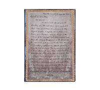 Paperblanks Agendas de 12 Meses Flexis de Tapa Blanda 2024 Frederick Douglass, Carta a Favor de los Derechos Civiles | Apaisado | Midi (125 × 175 mm)