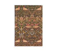 Paperblanks Agendas de 12 Meses Flexis de Tapa Blanda 2024 Morris Aves | Apaisado | Mini (95 × 140 mm)