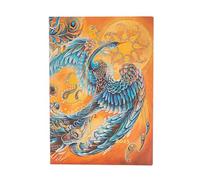 Paperblanks Agende 12 Mesi Flexis 2025 | Uccello del Cielo | Midi | Orizzontale | Chiusura con Fascia Elastica