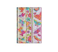 Paperblanks Agende Flexi de tapa blanda de 13 meses 2023-2024 Mariposas y Colibríes | Diario | Mini (95 × 140 mm)