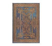 Blue Luxe (Luxe Design) Mini Lined Hardback Journal (Elastic Band Closure)