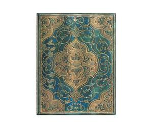 Paperblanks Calendario de 12 meses 2024 Crónicas en Turquesa | Vertical | Ultra (180 × 230 mm)