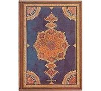 Paperblanks Calendario de 18 meses 2023-2024, encuadernación safavidiana, horizontal, midi (130 × 180 mm)