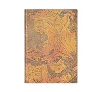 Paperblanks Cuaderno de tapa blanda Flexis Hunt-Lenox Globus | Lined | Midi (130 × 180 mm)