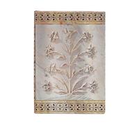 Paperblanks Cuadernos de Tapa Dura Agra | Liso. | Mini (95 × 140 mm) (Taj Mahal Flowers)