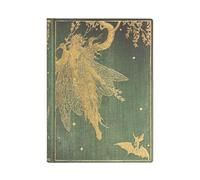 Paperblanks Cuadernos de Tapa Dura Hada Oliva | Liso. | Midi (130 × 180 mm)