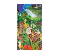 Paperblanks Cuadernos de Tapa Dura Jardín de Luna | Rayado | Delgado (90 × 180 mm) (Nature Montages)