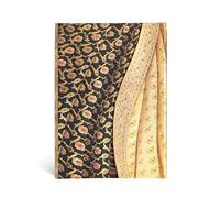 Paperblanks Cuadernos de Tapa Dura Siyah | Liso. | Midi (130 × 180 mm) (Varanasi Silks and Saris)