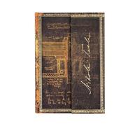 Paperblanks Cuadernos de Tapa Dura Tesla, Bosquejo de una Turbina | Liso. | Mini (100 × 140 mm) (Embellished Manuscripts Collection)