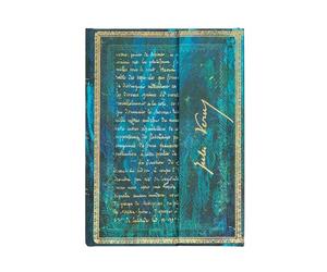 Paperblanks Cuadernos de Tapa Dura Verne, Veinte Mil Leguas | Rayado | Midi (130 × 180 mm)