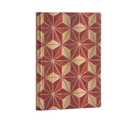 Paperblanks Hishi (Ukiyo-e Kimono Patterns) Midi Lined Journal (Tapa blanda)