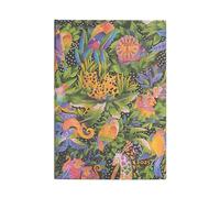 Paperblanks Jungle Song - Agenda de 12 meses (2025), diseño horizontal, cierre elástico