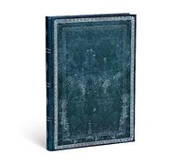 Paperblanks Agenda de direcciones Midnight Steel – Midi (Colección Old Leather)