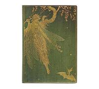 Paperblanks Cuaderno Olive Fairy (Lang’s Fairy Books) Midi, rayado, tapa flexible, cierre elástico