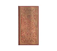 Paperblanks Planificadores de 12 meses 2022 Golden Pathway | Horizontal | Delgado (95 × 180 mm)