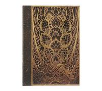 Paperblanks Cuaderno The Chanin Rise (New York Deco) Midi Tapa dura sin líneas Cierre elástico