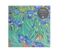 Paperblanks Van Gogh’s Irises 1000 Piece Jigsaw Puzzle: 1000 Pieces. Finished Puzzle 500x700mm, Boxed 195x195x50mm.