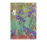 Van Gogh’s Irises Midi Hardback Address Book (Elastic Band Closure)