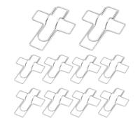 Paperclip Pen Holder | 10-Piece Metal Colorful Journal Accessories - 7x5.3x1cm Space-Saving Clipboard Pencil Holder Paper Clips - For Office School Classroom Desk Clipboard Book Sketchbook