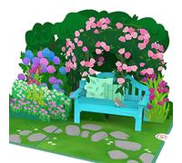 papercrush® Tarjeta desplegable de jardín con flores - Tarjeta de cumpleaños 3D para amantes del jardín y jardinería, cupón para jardinería, regalo de dinero para muebles de jardín