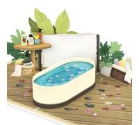papercrush® Tarjeta pop-up bienestar - Tarjeta de cupón 3D para vacaciones de spa o hotel - Vale de bienestar, regalo de dinero para mujer, hombre y pareja para cumpleaños y bodas