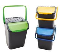 PAPERERA RECOGIDA SEPARADA ANTIRANDAGISMO 28 LT. VARIOS COLORES CM.36x38x37