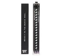 Paperfuel Set de Lápices, 3 Unidades, para Dibujar, Escribir, Practicar Hand Lettering, Caligrafía y Bosquejar, Negro, talla única