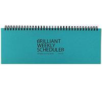 PAPERIAN Brilliant Weekly Scheduler - Planificador semanal con espiral sin fecha , color azul