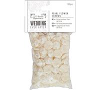 Papermania 100 Piezas Boda Pearl Flor Charms