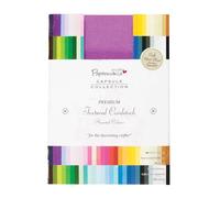 Papermania A6 75-Piece Capsule Collection Premium Textured Cardstock, Multi-Colour