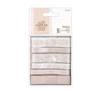 Papermania - Cinta (1 m, 6 Unidades), Colores crudos