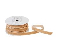 Papermania Cinta de Terciopelo para Boda, 10 m, Color Dorado Envejecido