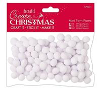 Papermania Mini Pompones, Papel, Rojo, Talla única