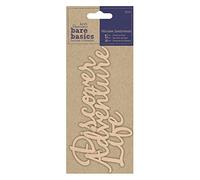 Papermania PMA 174690 - Adornos para Scrapbooking, Talla única, Natural