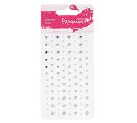 Papermania PMA 351409 - Pegatinas para Scrapbooking, Color Plata, Talla única