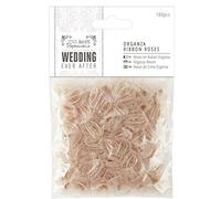 Papermania (Rosas de Organza Boda, diseño Antiguo, Color Dorado
