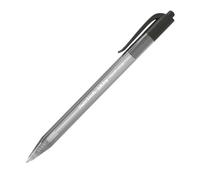 Papermate InkJoy 100 RT Negro Clip-on retractable ballpoint pen Medio - Bolígrafo (Negro, Negro, Translúcido, Clip-on retractable ballpoint pen, Medio, 1 mm, Ambidextro)
